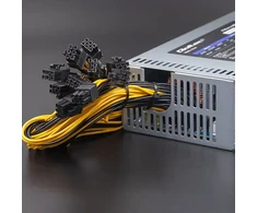 Qoltec PCI-E 1800W power supply | 80 Plus Platinum | Data mining