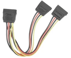 Qoltec Kabelis rozgałęziacz SATA żeński | 2xżeński | 0.2m
