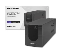 QOLTEC 53776 nepertraukiamo maitinimo linijos interaktyvus monolitas 1500VA 900W