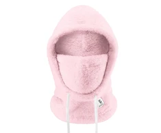 Qunature Arctic Velvet Ski Balaclava Size M – Rožinė