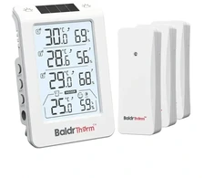 Rainpoint BALDRTHERM B0598 3-Channel Thermohygrometer with Automatic Backlight