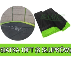 Apsauginis tinklas sodo batutui SkyRamiz 305cm/10FT, Žalias