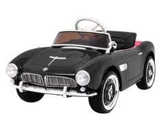 Ramiz Autko BMW 507 Retro elektryczne vaikams Juodas Roadster