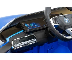 Elektrinė mašina vaikams BMW I4 mėlynos spalvos