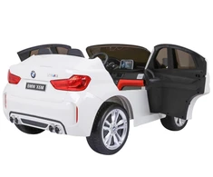 Dvivietis elektromobilis BMW X6M XXL, Baltas