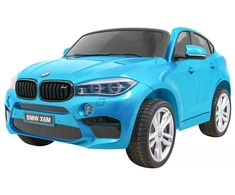 Ramiz Dvivietis elektromobilis BMW X6M XXL, lakuotas mėlynas