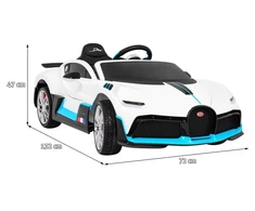 Ramiz Elektromobilis Bugatti Divo, Baltas