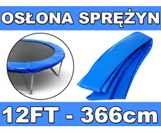 Spyruoklių apsaugos danga batutui SkyRamiz 366 cm/12FT, mėlyna