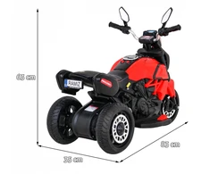 Ramiz Motor Fast Tourist raudonos spalvos