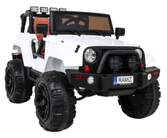 Ramiz Elektromobilis Jeep All Terrain, baltas