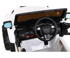 Ramiz Elektromobilis Jeep All Terrain, baltas