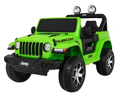 Ramiz Elektromobilis Jeep Wrangler Rubicon, Žalias