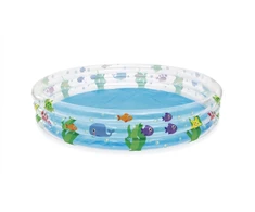 Bestway® vaikiškas pripučiamas baseinas Deep Dive Ø 183 x 33 cm, apvalus