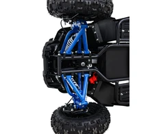 Ramiz Quad Highper Baterija Mėlyna 35km/h + 1000W variklis be šepetėlių + pripučiami ratai + sėdynės reguliavimas