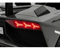 Triton Lamborghini Aventador SV akumuliatorinis važiuojamasis dviratis vaikams kamuolys + bešepetėlinis variklis + pripučiamos padangos + LED garso sistema
