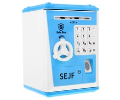 Ramiz Mėlynas seifas Piggy Bank Mėlyna