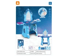 Triton Mėlyna Mėlyna Princess Dressing Table + priedai