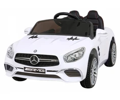 Ramiz Elektrinė mašina vaikams Mercedes Benz AMG SL65 S baltos spalvos