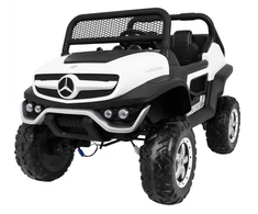 Ramiz Elektromobilis Mercedes Benz Unimog 4x4, Baltas