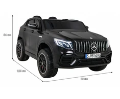 Ramiz Elektromobilis Mercedes GLC 63S, 4x4, Juodas