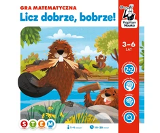 Kapitan Nauka Kapitono mokslas gerai suskaičiuoja, bebras! Matematinis edukacinis žaidimas Gr0673
