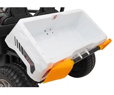 Ramiz Jokomisiada Auto Pick-Up Speed 900 vaikams Baltas + Napęd 4x4 + Ruchomy kiper + Bagażnik + Pilot + Łopatka + Audio LED EDUKAMP