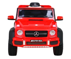 Ramiz Elektrinė mašina vaikams Mercedes G63 6x6 AMG Raudona