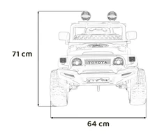 Elektromobilis Toyota FJ Cruiser 4x4, Moro