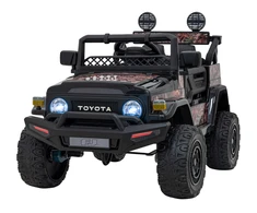 Elektromobilis Toyota FJ Cruiser 4x4, Juodas Leaves