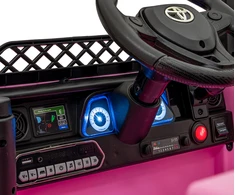 Rožinė Elektromobilis Toyota FJ Cruiser 4x4, Rožinė