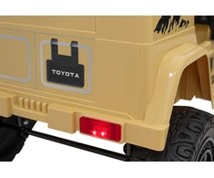 Elektromobilis Toyota FJ Cruiser 4x4, rusvai gelsvas