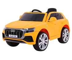 Ramiz Elektrinė mašina vaikams Audi Q8 LIFT geltonos spalvos