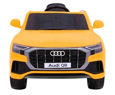 Ramiz Elektrinė mašina vaikams Audi Q8 LIFT geltonos spalvos