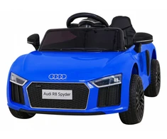 Elektrinė mašina vaikams Audi R8 mėlynos spalvos