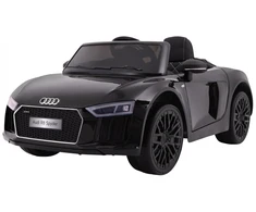 Ramiz Elektromobilis Audi R8 Spyder, lakuotas juodas