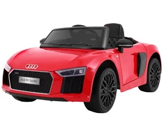 Ramiz Elektromobilis Audi R8 Spyder, lakuotas raudonas