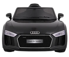Ramiz Elektromobilis Audi R8 Spyder, juodas