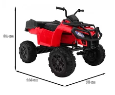 Ramiz Elektrinis keturratis Quad XL ATV 2,4 GHz, Raudona