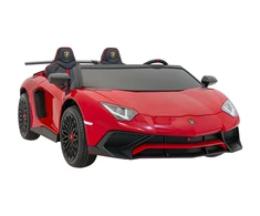 Dvivietis elektromobilis Lamborghini Aventador SV, Raudona