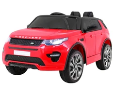 Elektromobilis Land Rover Discovery Ramiz, raudonas