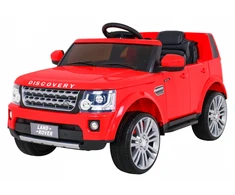 Ramiz Elektromobilis Land Rover Discovery, raudonas