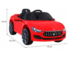 Ramiz Elektrinė mašina vaikams Maserati Ghibli raudonos spalvos