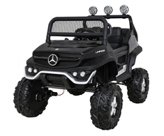 Ramiz Elektromobilis Mercedes Benz Unimog 4x4, Juodas
