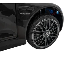 Vaikiškas elektrinis Mercedes Benz AMG SL63 su LED šviesomis ir muzikos funkcija