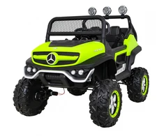 Ramiz Elektromobilis Mercedes Benz Unimog 4x4, Žalias