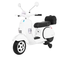 Ramiz Elektrinis motoroleris vaikams Vespa, Baltas