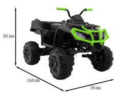 Ramiz Elektrinis keturratis Quad XL ATV 2,4 GHz, Žalias/Juodas