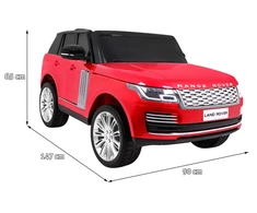 Ramiz Automobilis Range Rover HSE, raudonas dažymas