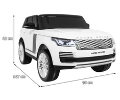 Ramiz Dvivietis elektromobilis Range Rover HSE, Baltas
