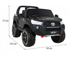 Axel Elektromobilis Toyota Hilux, Juodas